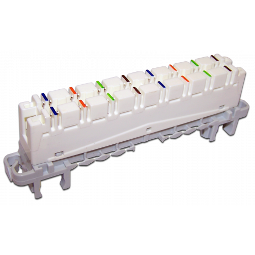 LSA PROFIL disconnection module, highband, 8 pairs, for back mount frame and profile rods